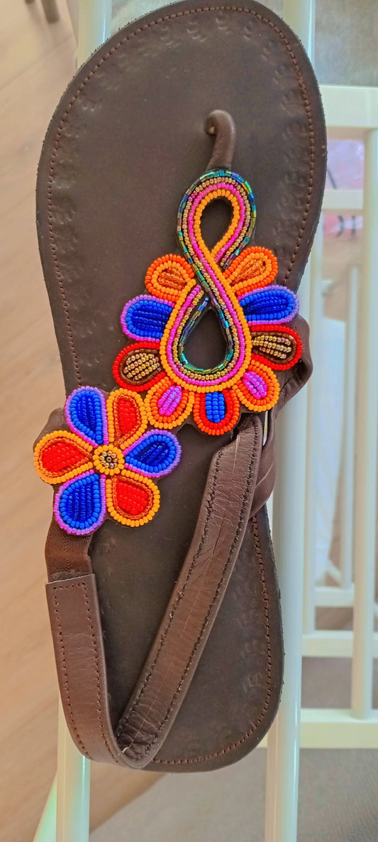 Genuine leather sandal