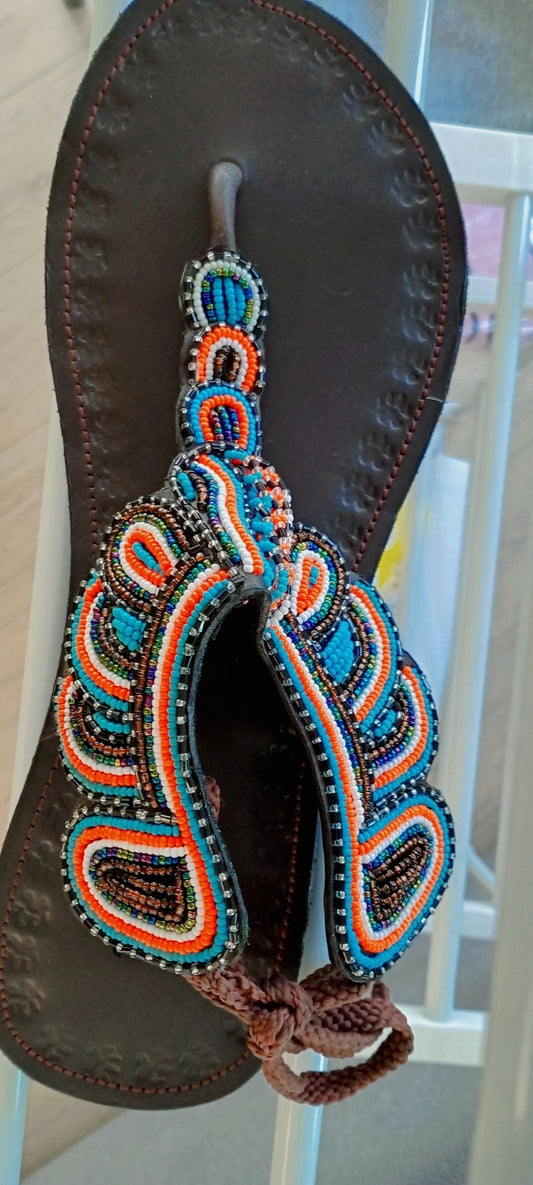 Genuine leather sandal