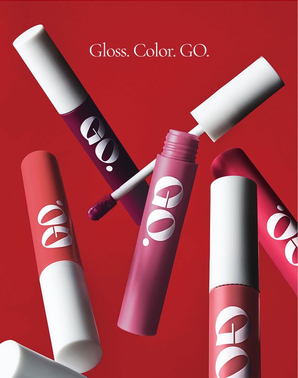 Lacquered lip gel